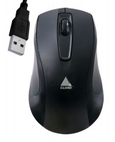 Mouse Optico Clone 3 botoes USB Preto